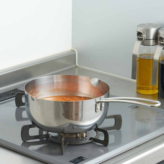 【下村企販】 食洗機で洗えるゆきひら鍋 20cm