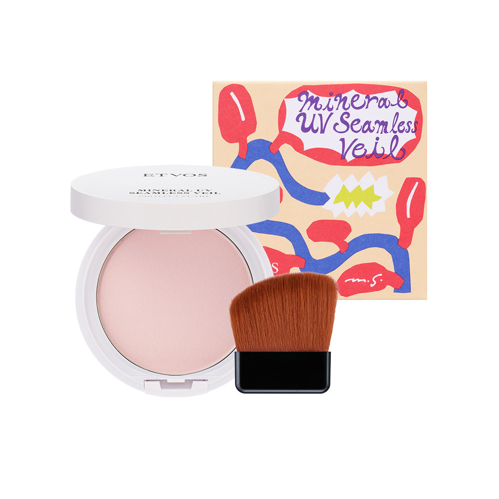 ミネラルUVシームレスベール(エアリーソフトブラシ付)
