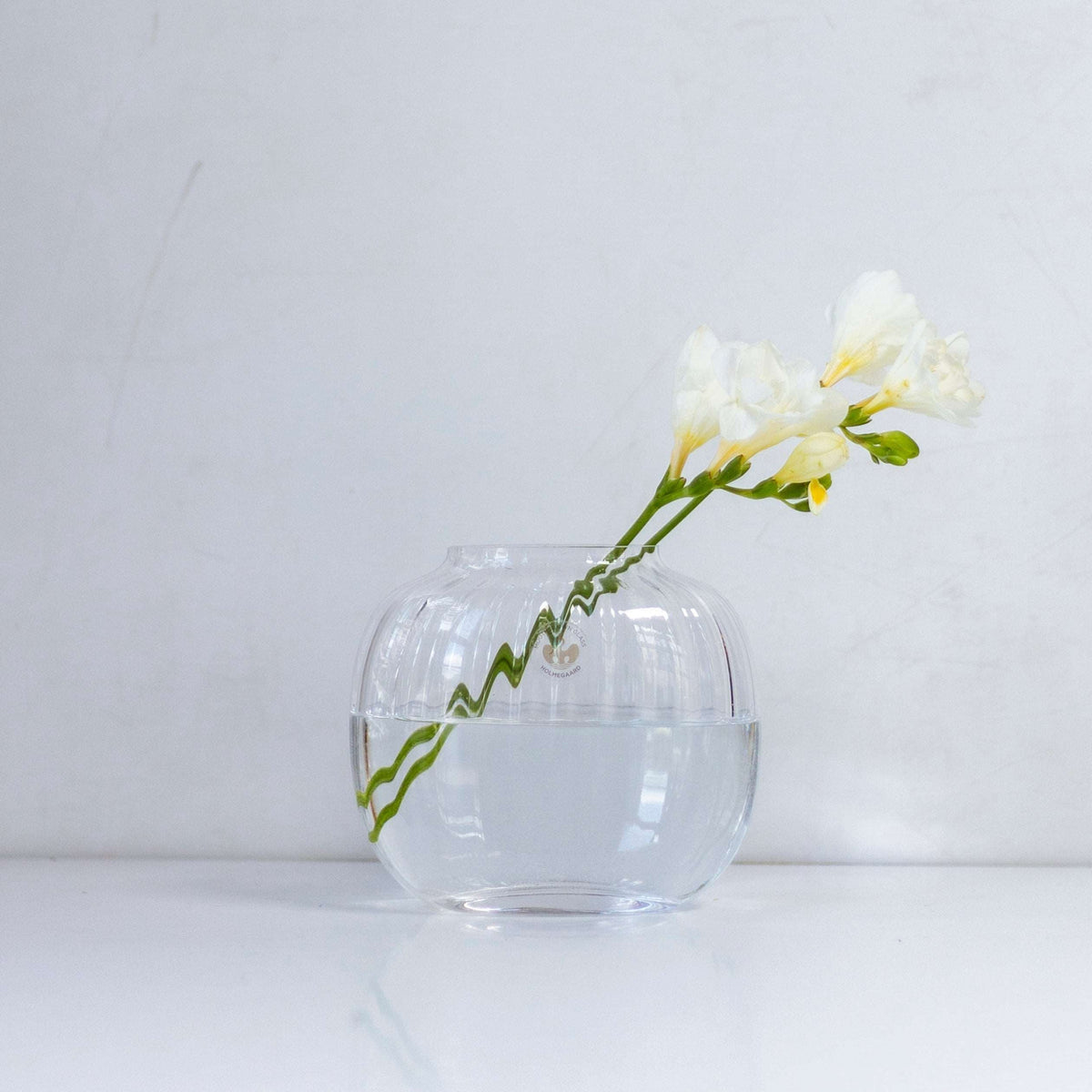 【HOLMEGAARD】PRIMULA Oval Clear Vase (H12)