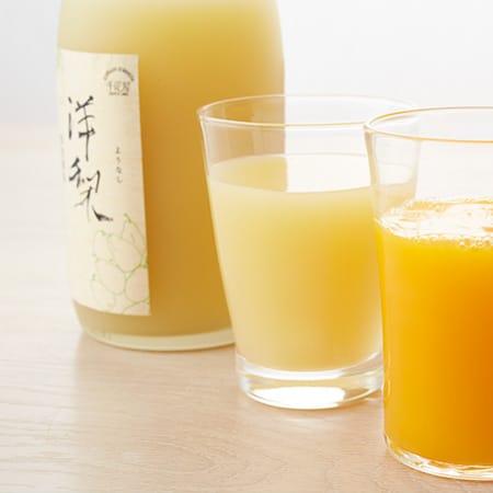 果実選果 100%ジュース2本入(ぶどう・りんご)