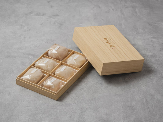 【贈答用化粧箱】季節のフルーツ大福(六個入り)