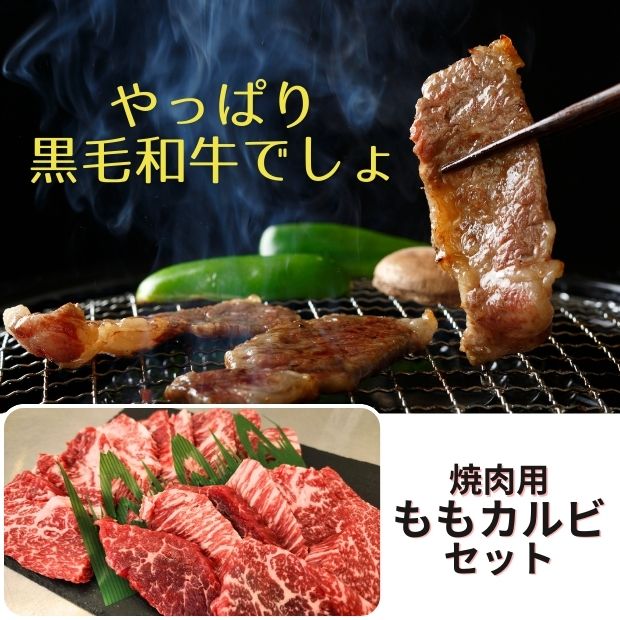 e-焼肉用もも・カルビセット〈冷凍品〉