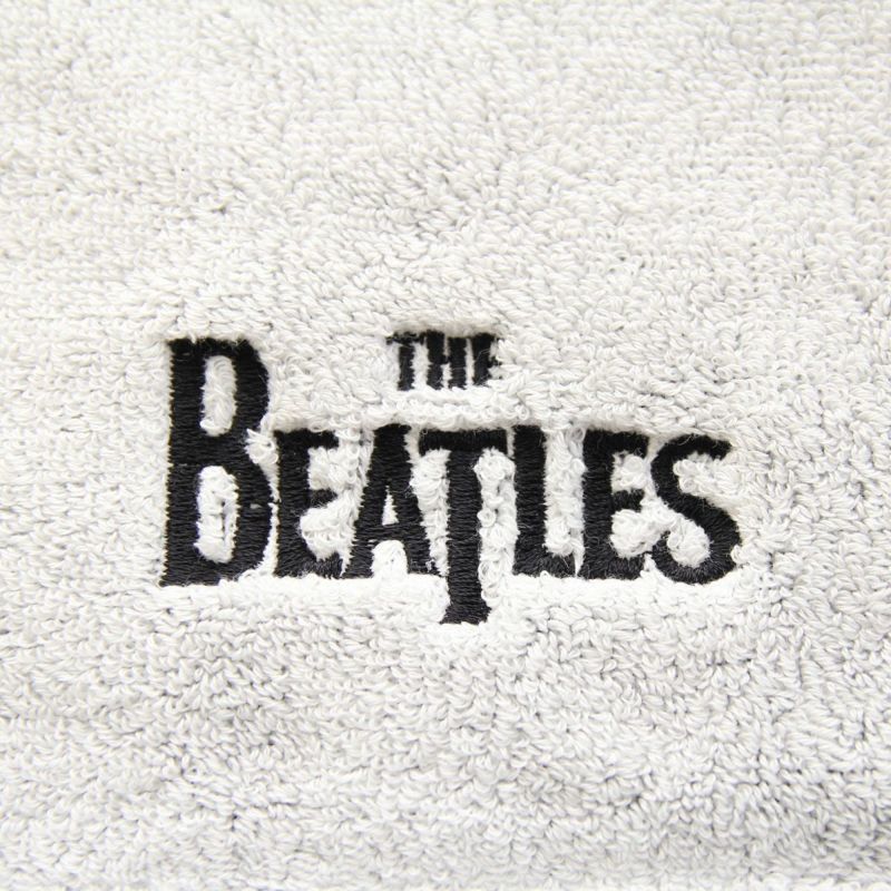 Beatlesスポーツタオル　ロゴ刺繍ホワイト 【ビートルズ】