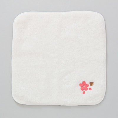 シーズン刺繍タオルハンカチ　桜