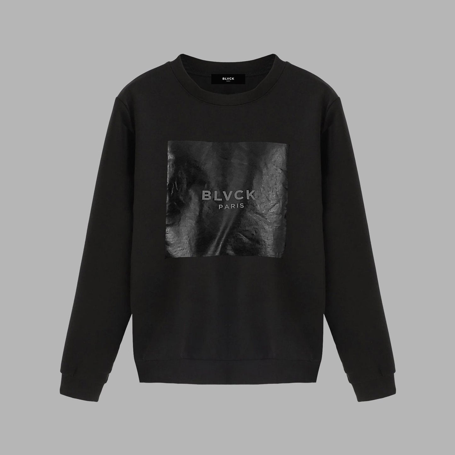 SQUARE SWEATSHIRTS | TERRY COTTON（black / XXS）