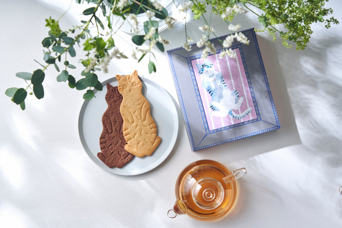 LetterBOX cat cookie ネコクッキーレターボックス　For you!オリジナルカード付き