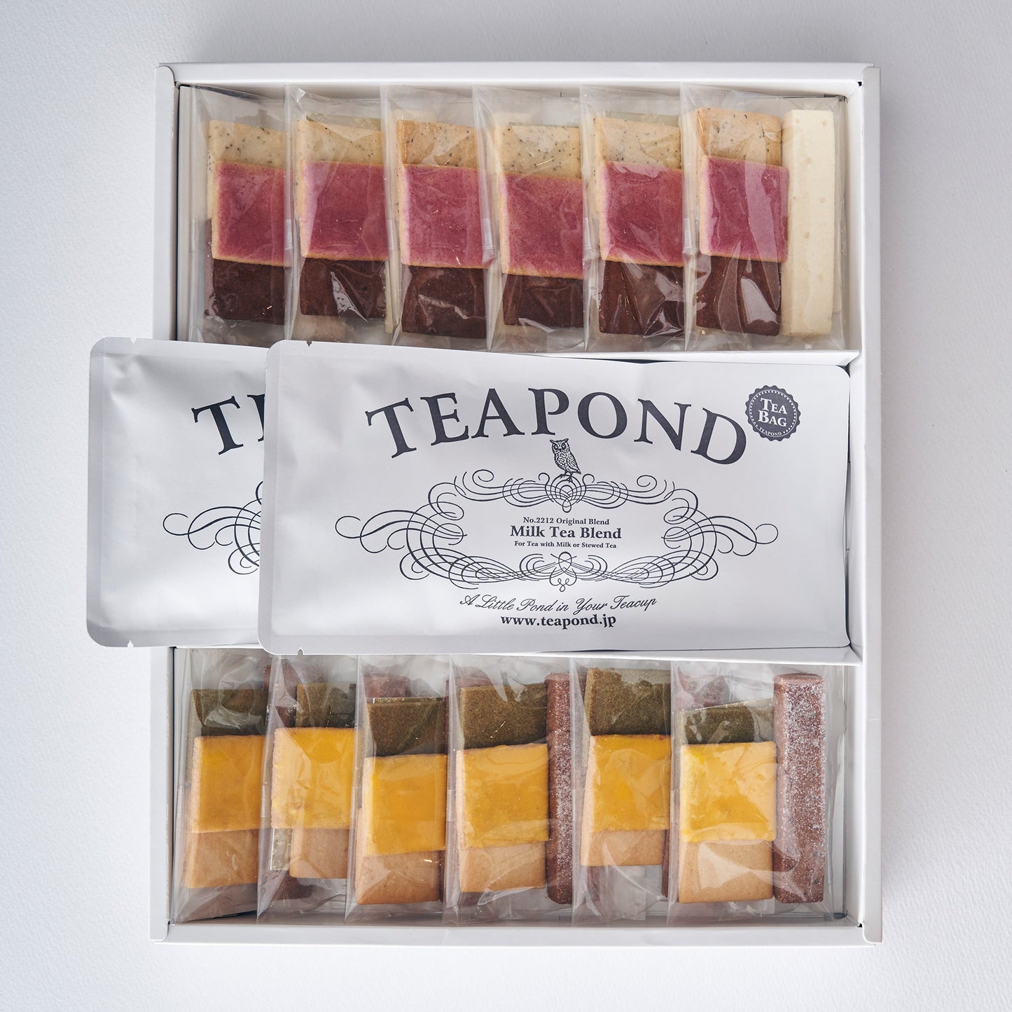 マイビスケット&紅茶BOX2 (ビスケット12pack・48枚/ティーポンド紅茶2種)