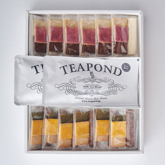 マイビスケット&紅茶BOX2 (ビスケット12pack・48枚/ティーポンド紅茶2種)