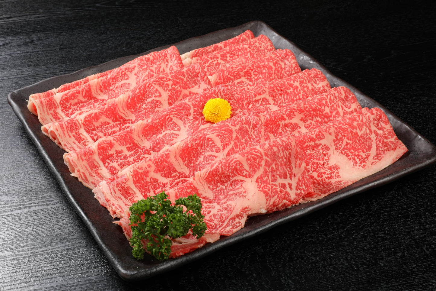 【便利パック売り】国産げんさん牛霜降ロースすき焼・しゃぶしゃぶ用200g×3