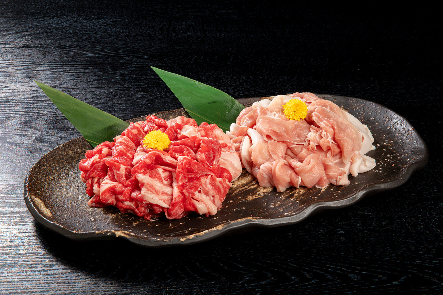 国産げんさん牛（赤身・バラ）・げんさん豚（モモ・ウデ） 切落しセット 各200g×2個入り