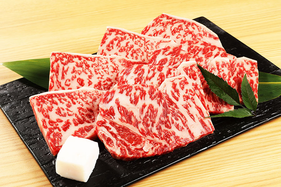 【ギフト】国産げんさん牛霜降ロース焼肉用 1.0kg