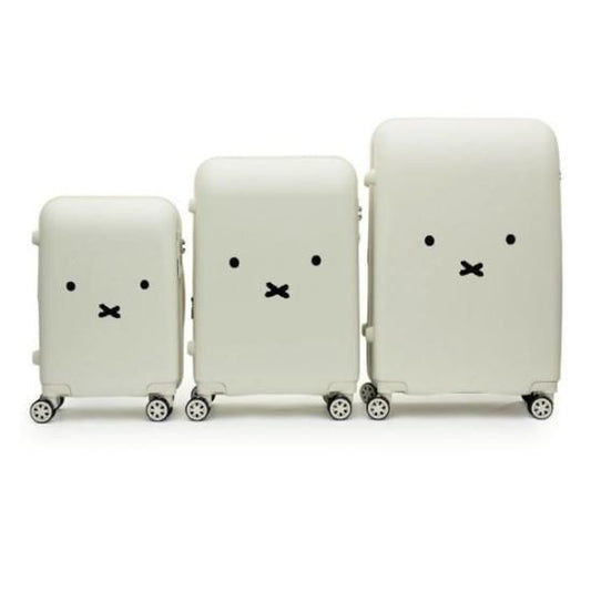 ミッフィーmiffy スーツケース（Lサイズ） フェイスホワイト キャリーケース 【81L】