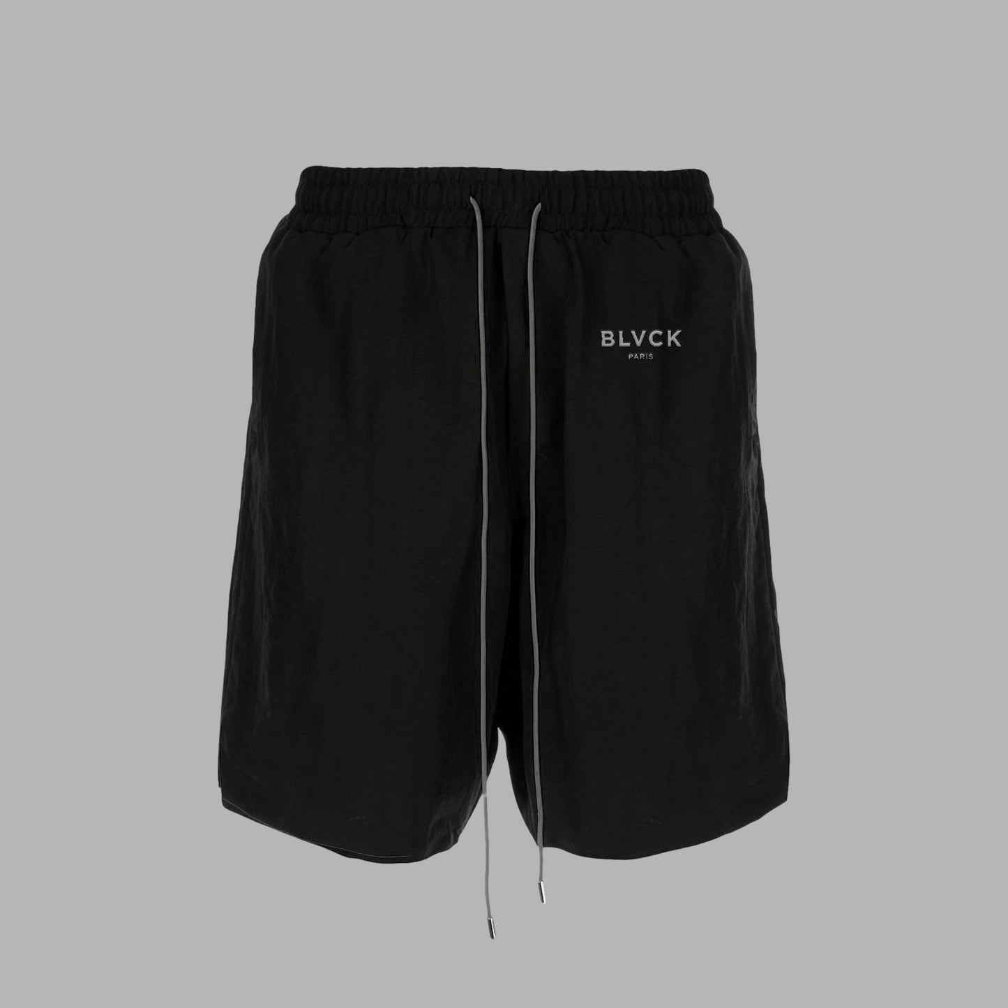 TRACKING SHORTS | NYLON + SPANDEX（black / XL）