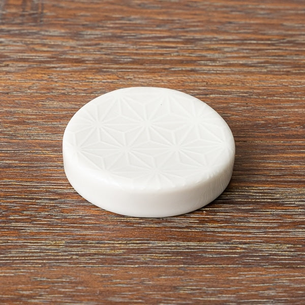 AKOMEYA TOKYO/ 美濃焼晋山窯 和紙染 箸置 麻の葉