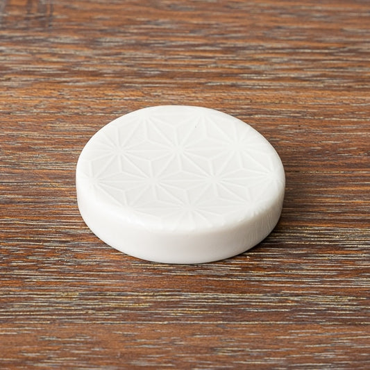 AKOMEYA TOKYO/ 美濃焼晋山窯 和紙染 箸置 麻の葉