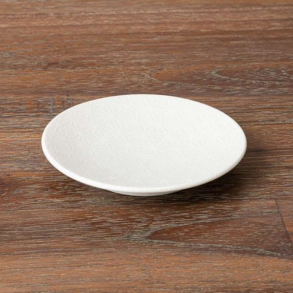 AKOMEYA TOKYO/ 美濃焼晋山窯 和紙染 小皿 麻の葉