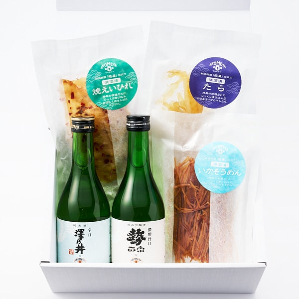 AKOMEYA TOKYO/ 日本酒と清酒漬おつまみセット
