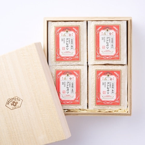 AKOMEYA TOKYO/ 令和6年度　謹製桐箱入り　飯南町コシヒカリ【2合パック（白米）】