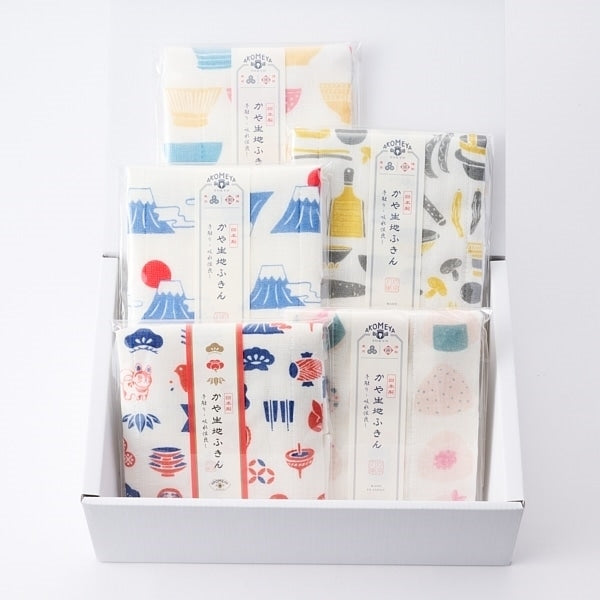 AKOMEYA TOKYO/ かや生地ふきん　5枚セット