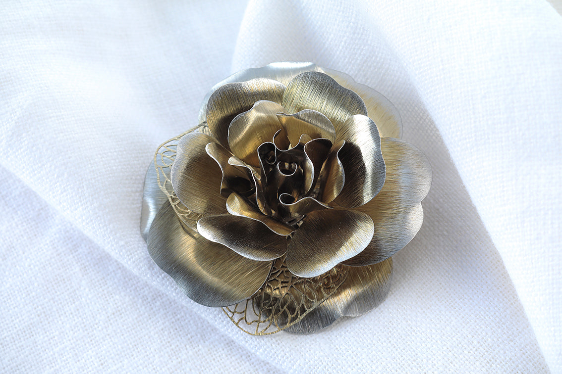 オリジナルブローチ『玉有明 TAMA ARIAKE』