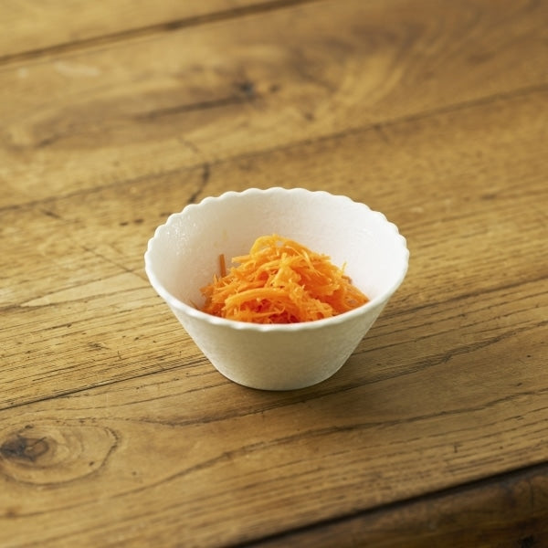 AKOMEYA TOKYO/ 渕波ボウル 吹釉白彩 S