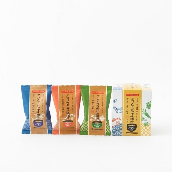 AKOMEYA TOKYO/ アコメヤの出汁味噌汁 3種セット BOX入り