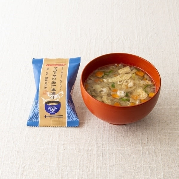 AKOMEYA TOKYO/ アコメヤの出汁味噌汁 豚肉・野菜 1食