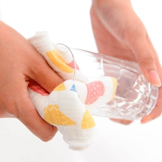 AKOMEYA TOKYO/ かや生地ふきん 茶碗 イエロー