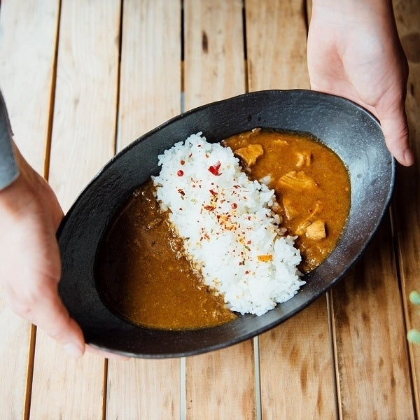 AKOMEYA TOKYO/ 丸実窯 カレー皿 大 黒