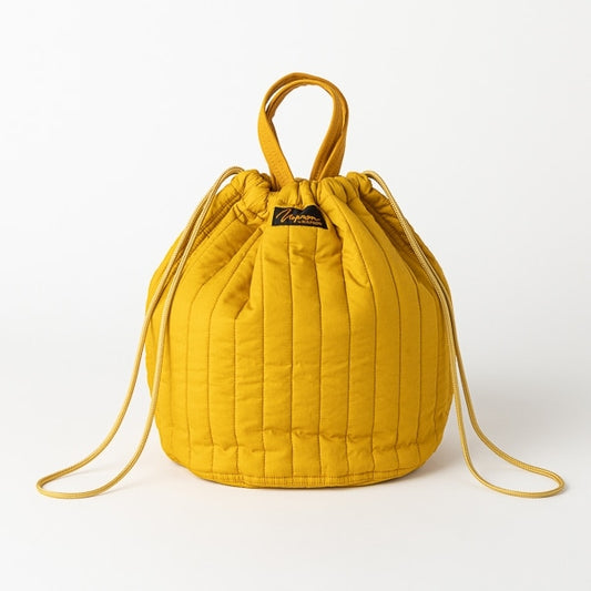 AKOMEYA TOKYO/ NAPRON QUILTING PATIENTS BAG M マスタード