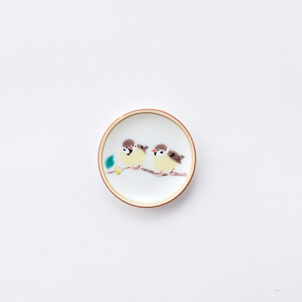 AKOMEYA TOKYO/ 九谷焼 姫皿 雀