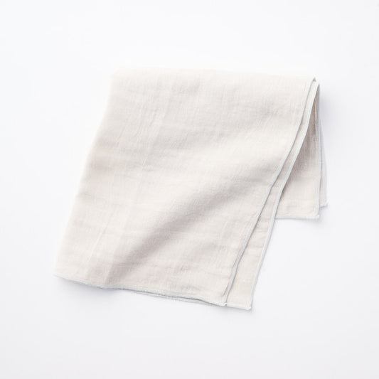 AKOMEYA TOKYO/ 播州織ガーゼハンカチ ライトグレー
