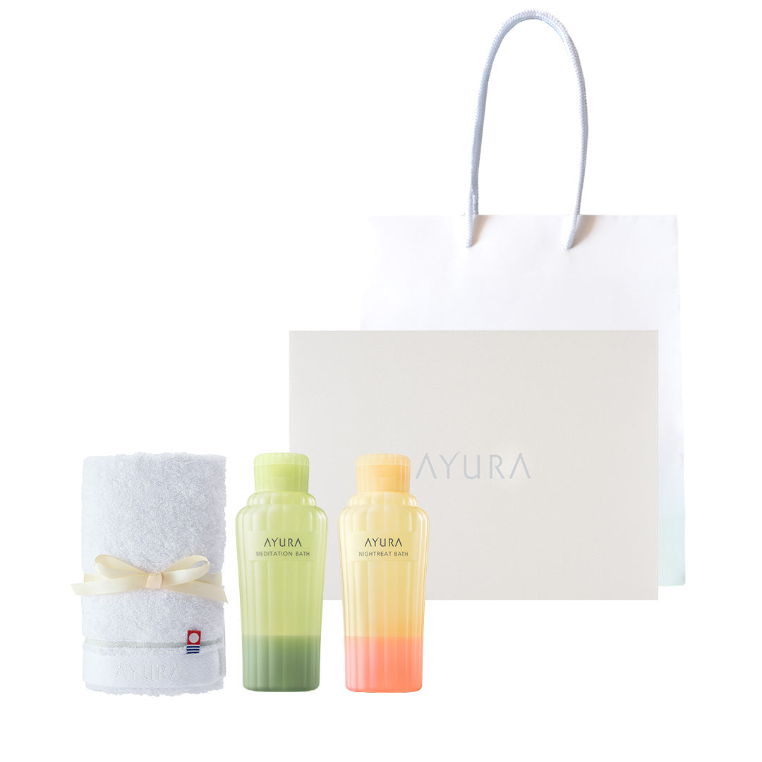 ギフトセット バスエッセンス （タオル・ハンディバッグつき/300ｍL）