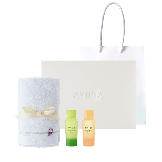 ギフトセット バスエッセンス （タオル・ハンディバッグつき/50ｍL）
