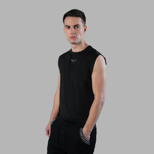 GYM VEST | NYLON + SPANDEX（black / S）