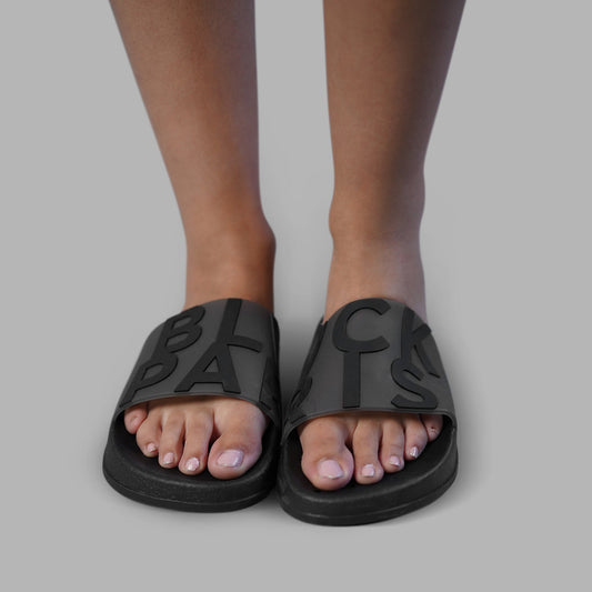 TRANSPARENT SLIDES（black / 24cm）