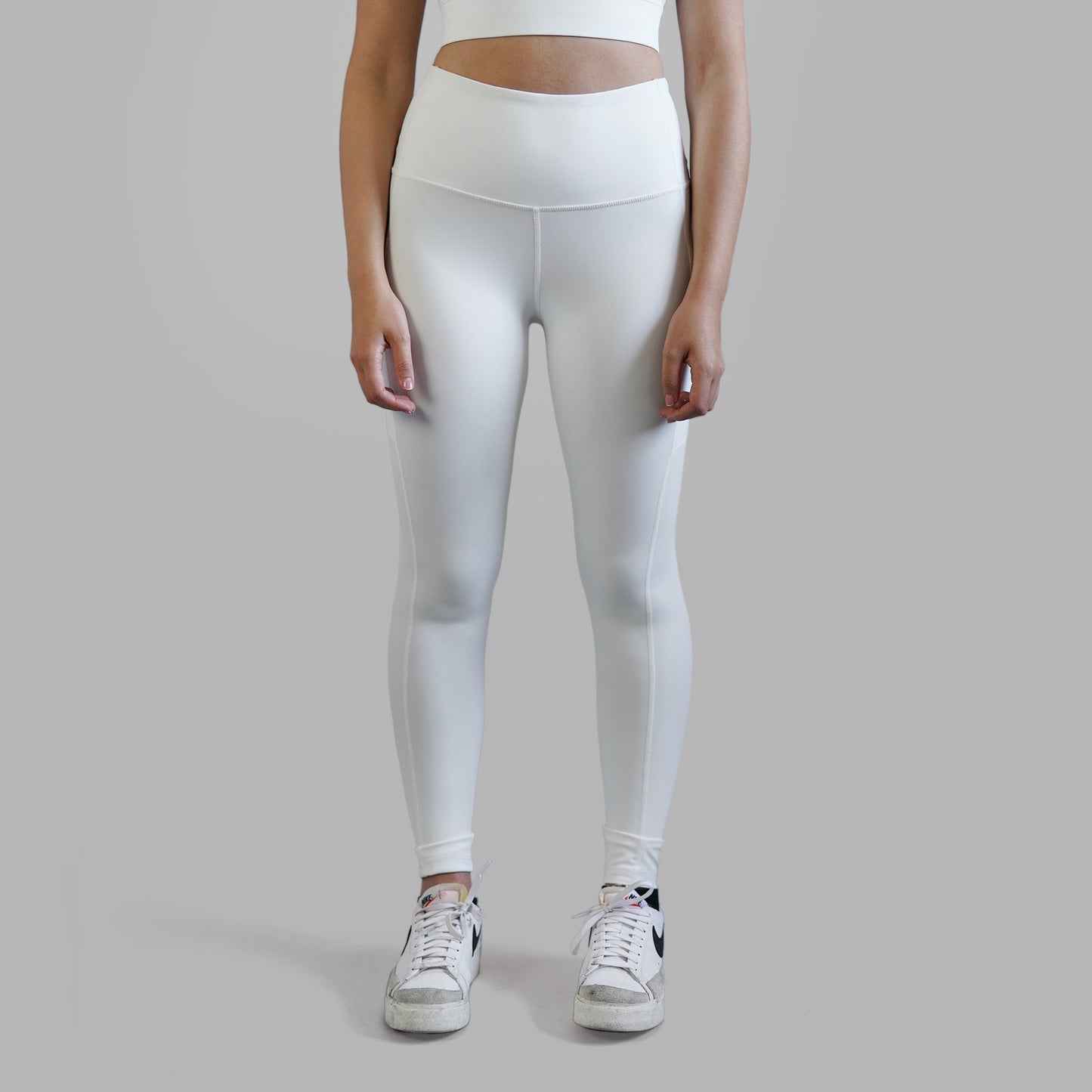 SPORT LEGGING | NYLON（white / XS）