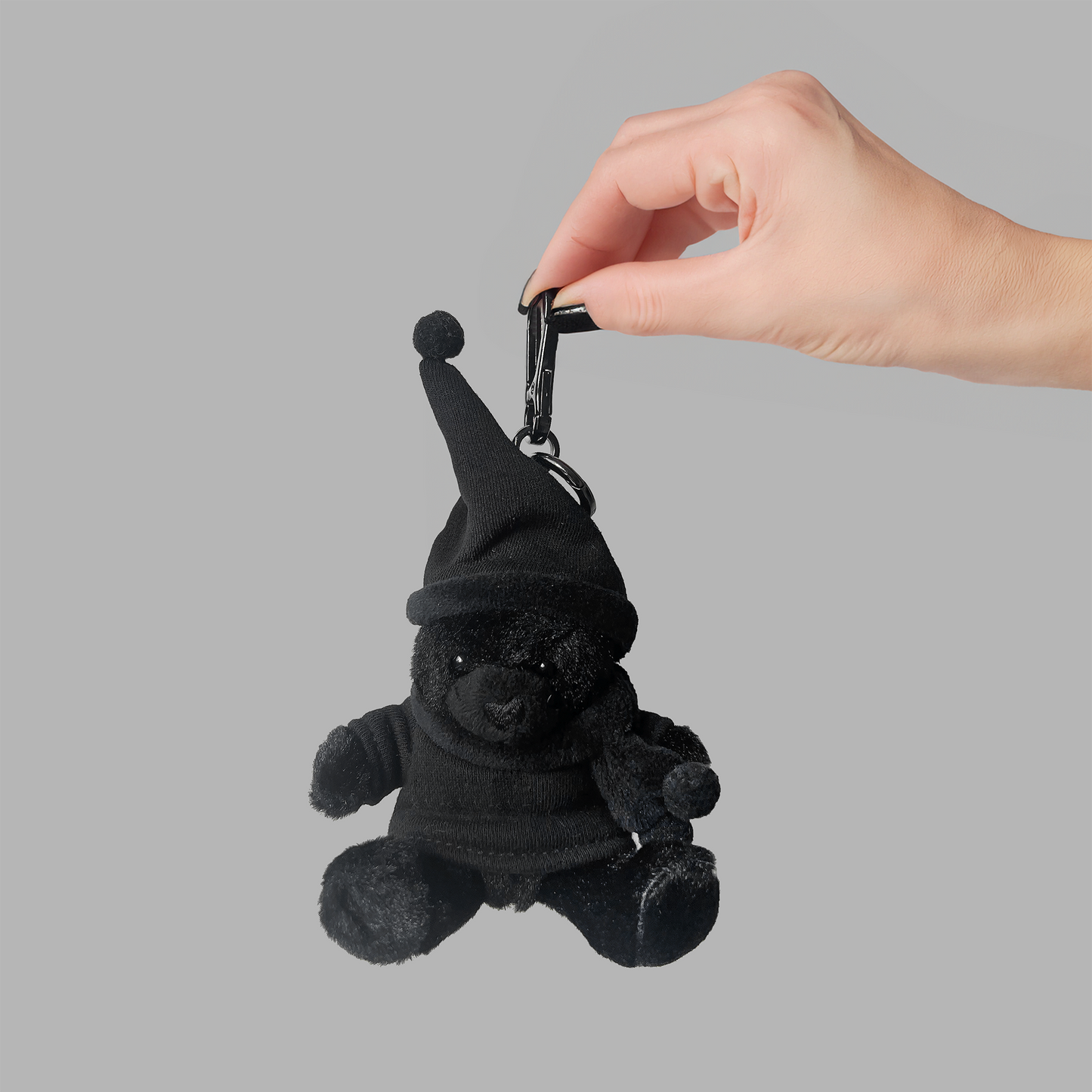 CHRISTMAS TEDDY KEYRING（black）