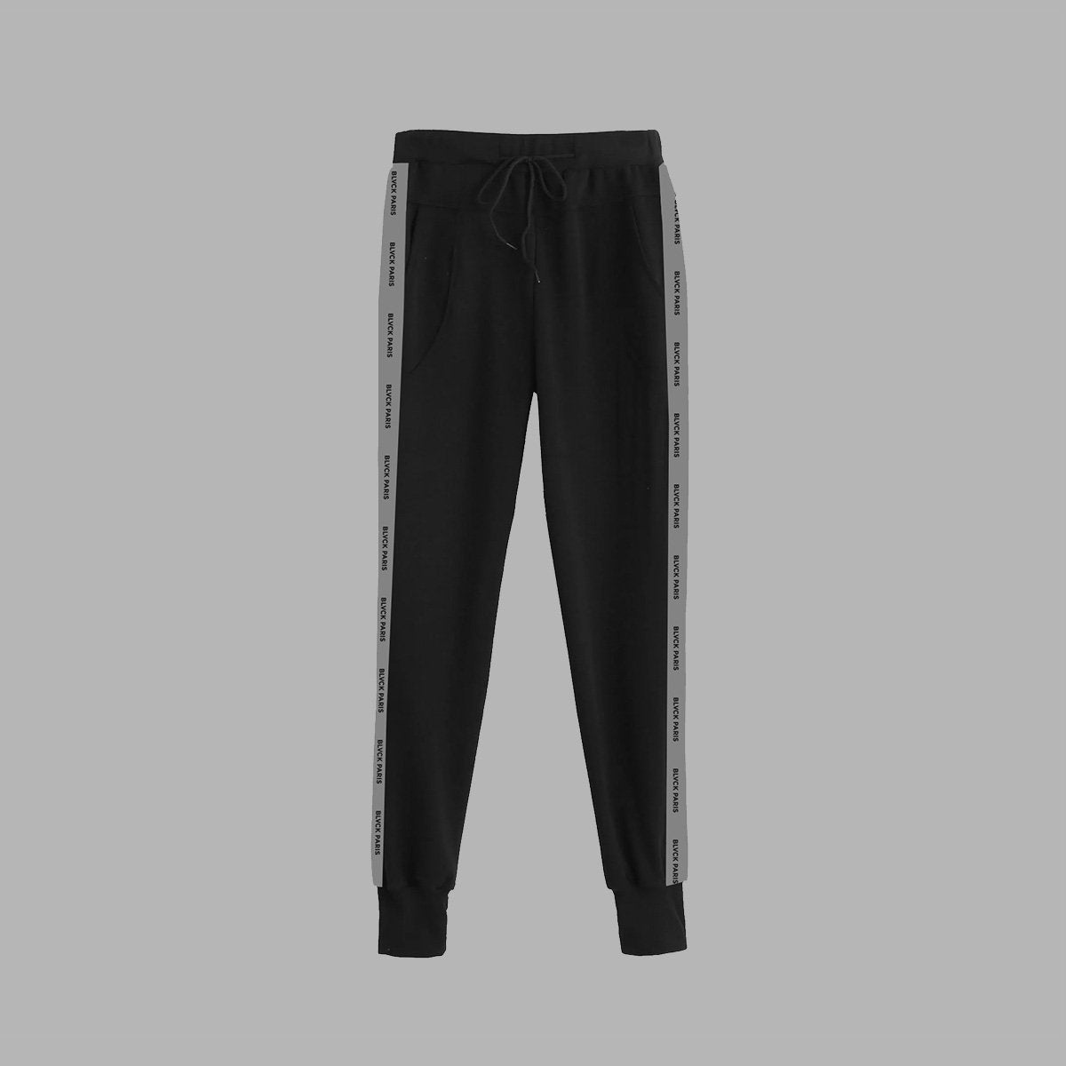 STRIPE SWEATS | TERRY COTTON（black / XL）