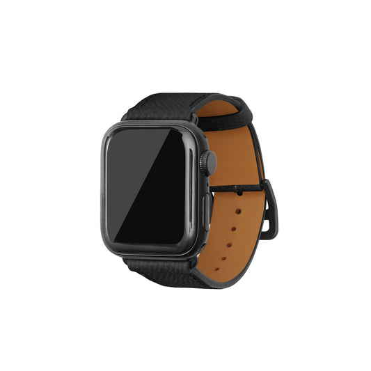 ノブレッサ Apple Watch レザーバンド【38mm/40mm/41mm, M/Lサイズ】 (アダプター：ブラック)