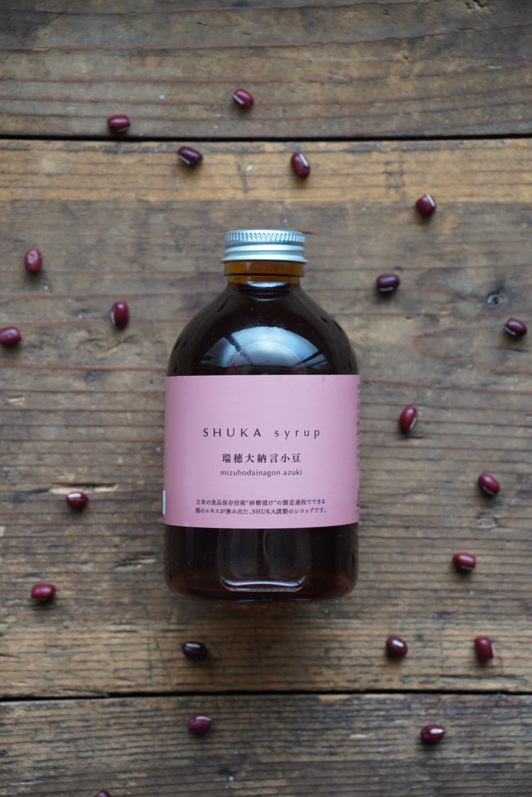 【New】SHUKA syrup 瑞穂大納言小豆