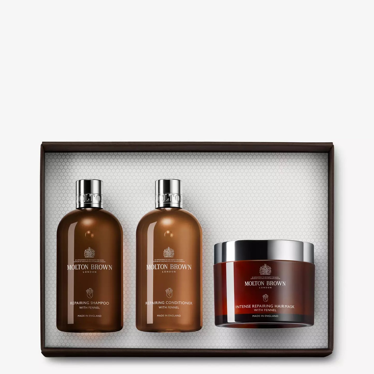 【MOLTON BROWN】フェンネル ヘアケア ギフトセット 300ml*2, 250ml*1（バッグ付き）