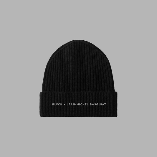 CROWN BEANIE | BASQUIAT（black）