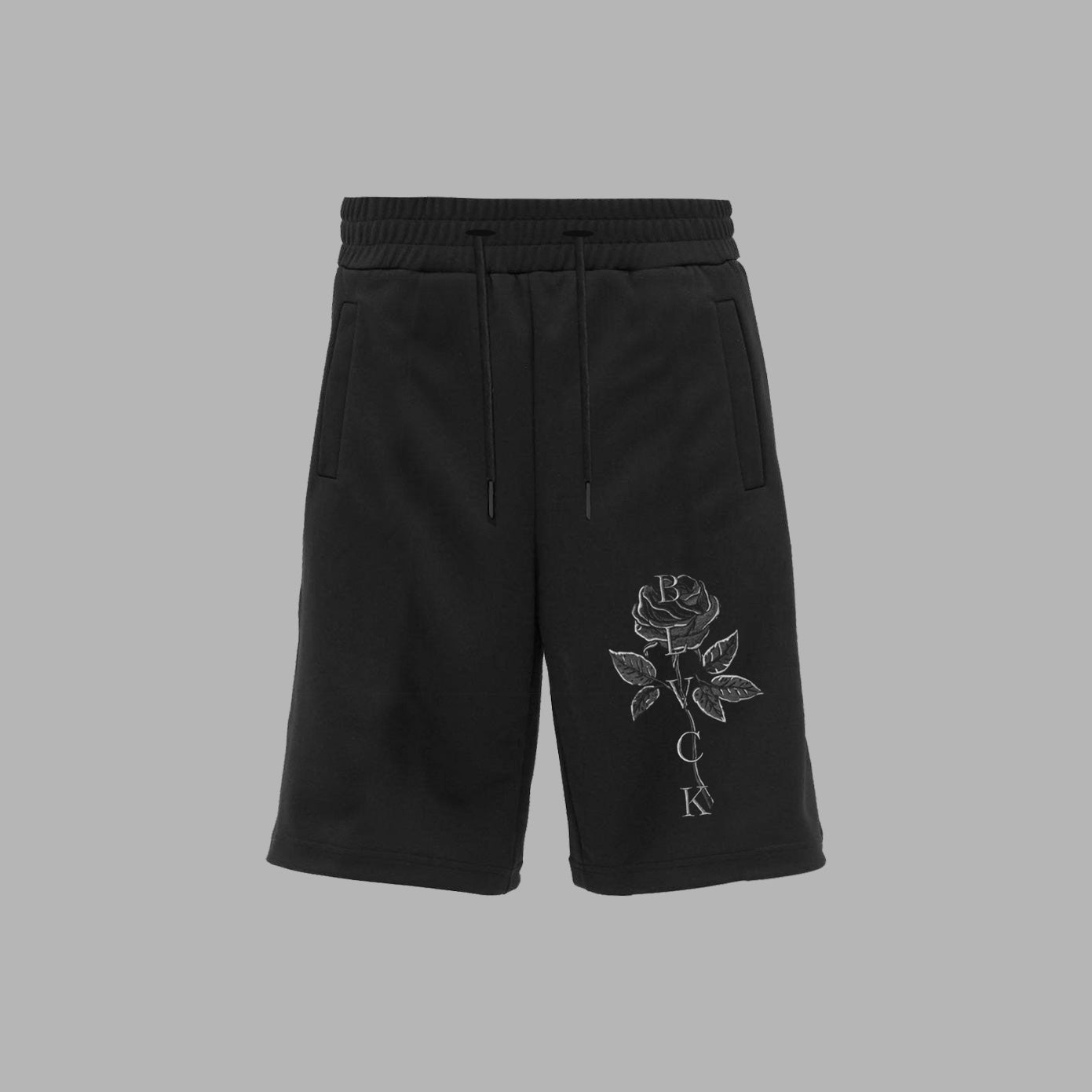 ROSE ETERNELLE SHORTS | TERRY COTTON（black / XXS）