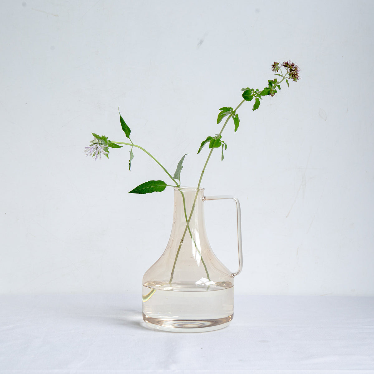 ライトリー GLASS Flower vase Flask, beige
