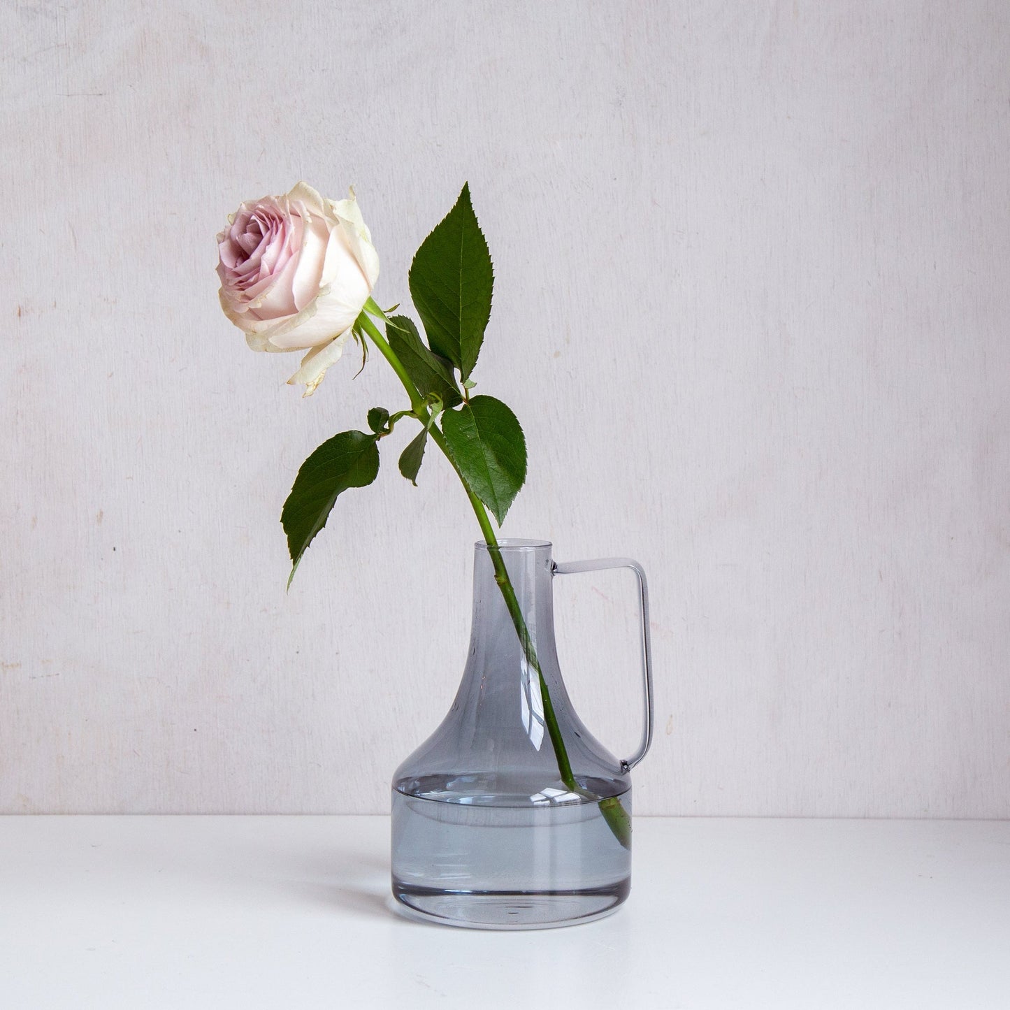 ライトリー GLASS Flower vase - Flask(grey)