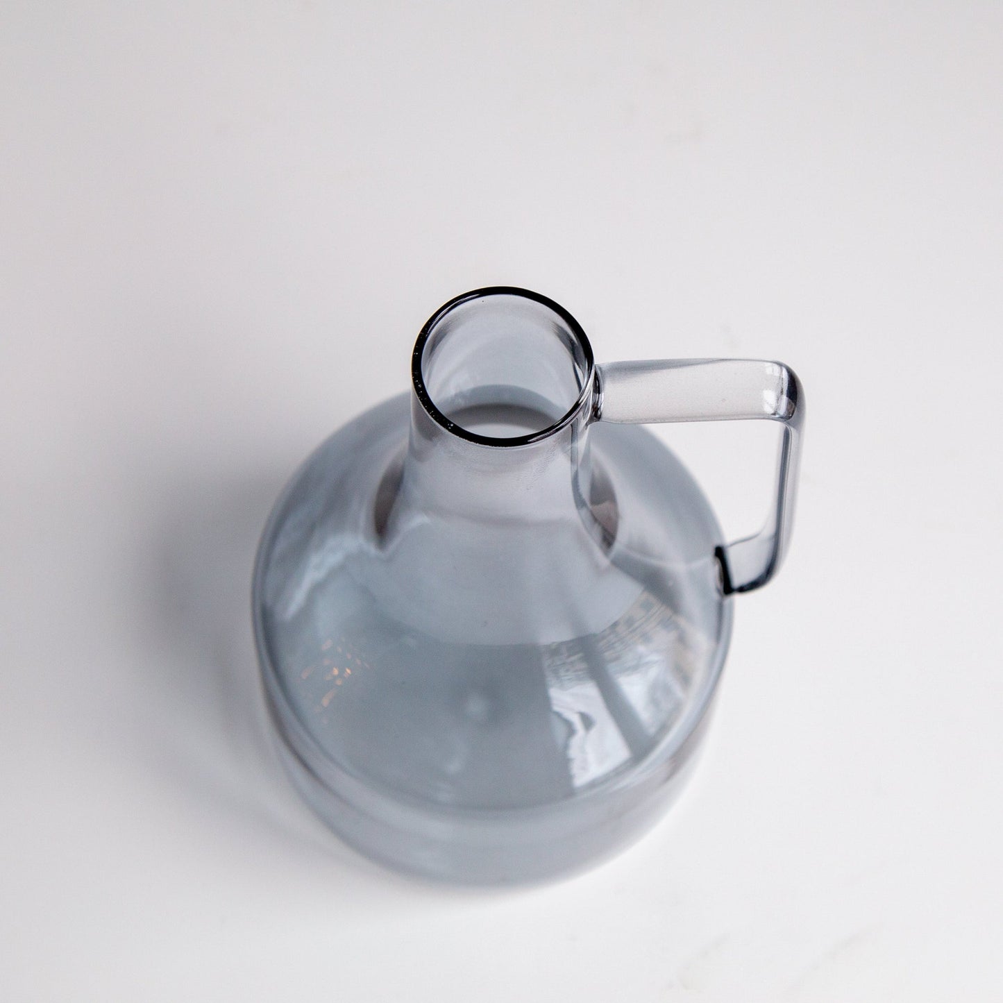 ライトリー GLASS Flower vase - Flask(grey)