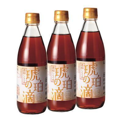 琥珀の滴 [濃縮しらつゆ] 360ml×3本セット（箱入）