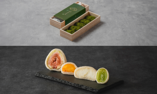 抹茶砂利餅&フルーツ大福(4個入り)