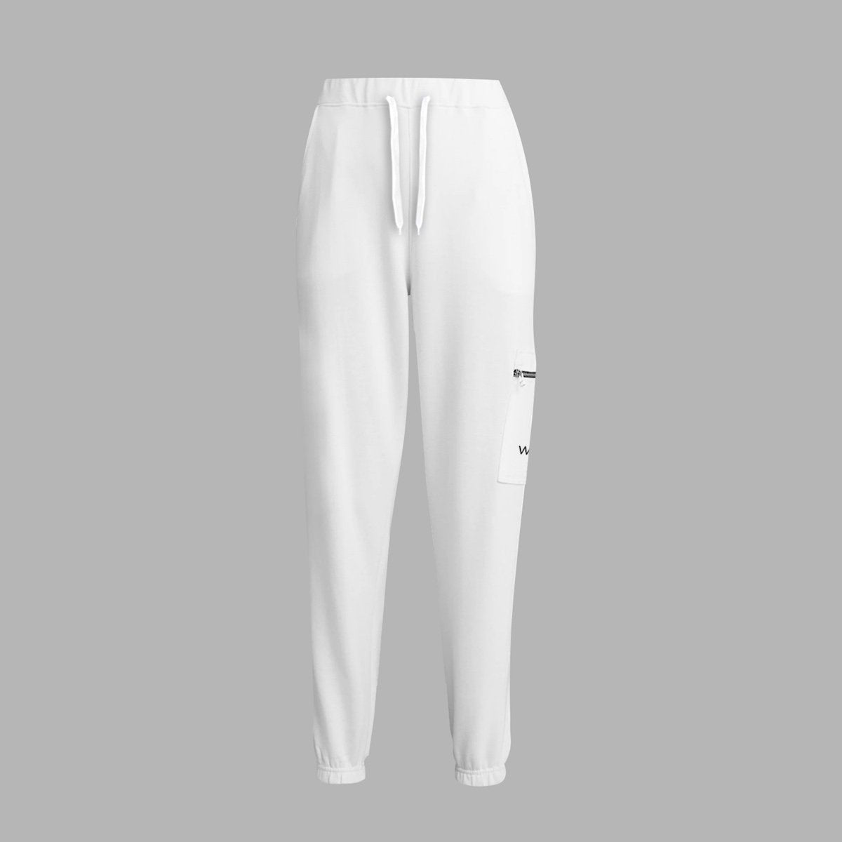 ZIP POCKET SWEATPANTS | TERRY COTTON（white / M）